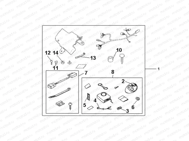 08E-55-01 KIT, SECURITY SYS.