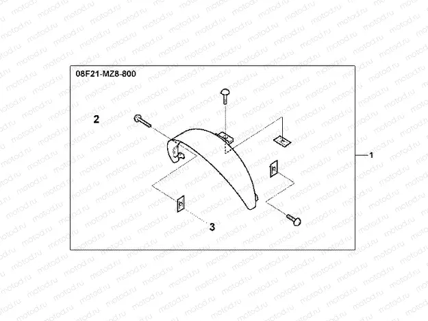 08F-21-01 HEAD LIGHT VISOR