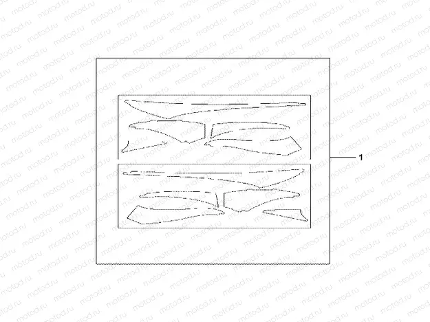08F-30-01 STRIPE STICKER