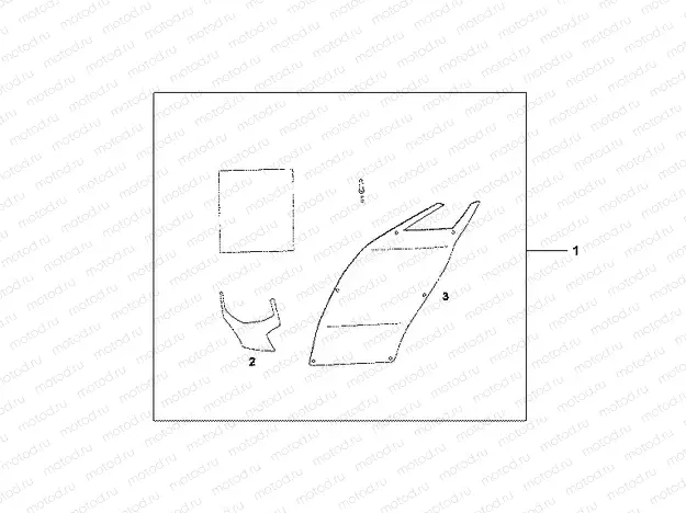08F-44-02 RR.FENDER COVER