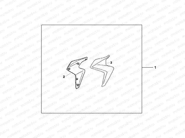 08F-62-03 KIT SHROUD RADIATOR