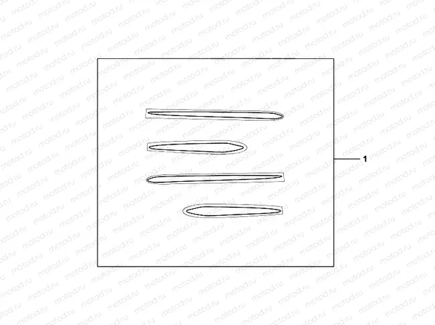 08F-63-01 KIT BODY GARNISH