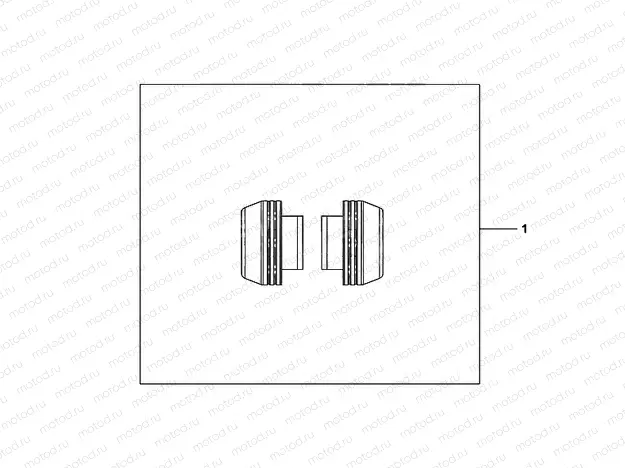 08F-69-01 KIT BAR END SILVER