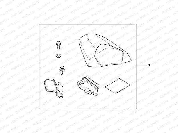 08F-71-01 KIT, SEAT C * NHB01 *