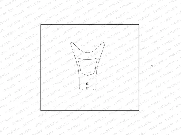 08F-71-02 KIT CENTER COVER