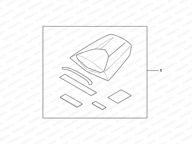 08F-72-03 KIT, SEAT C * NHB01 *