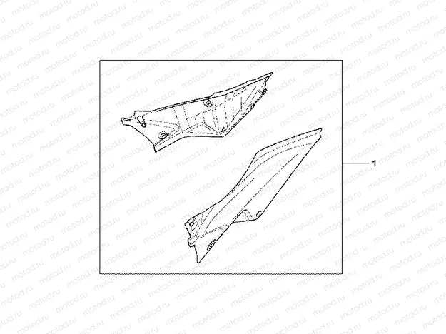 08F-73-01 SIDE COVER SET