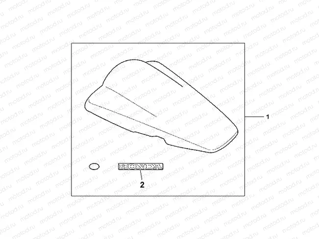 08F-74-01 REAR SEAT COWL