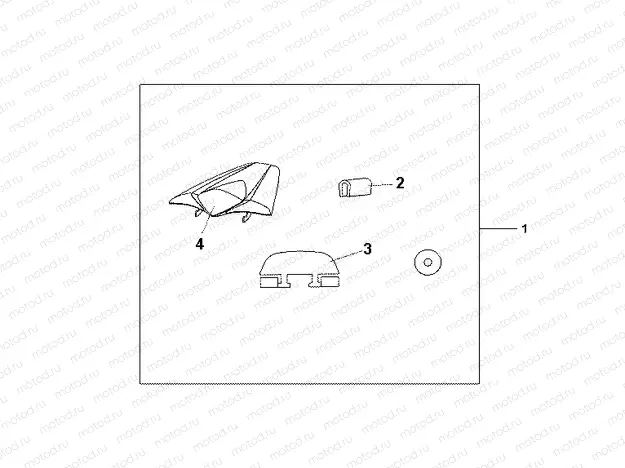 08F-74-01 REAR SEAT COWL VANGUARD BEIGE