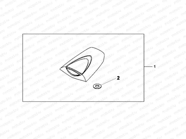 08F-74-01 SEAT COWL * NHB01 *