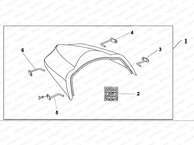 08F-74-03 REAR SEAT COWL