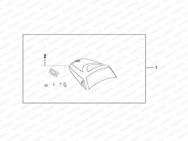08F-74-03 SEAT COWL * NHA48M *