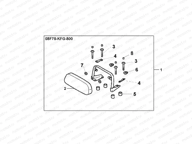 08F-75-01 BACK REST