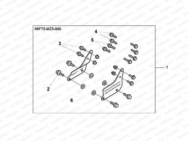 08F-75-01 BACKREST STAY