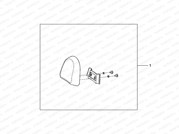 08F-75-02 BACKREST PAD