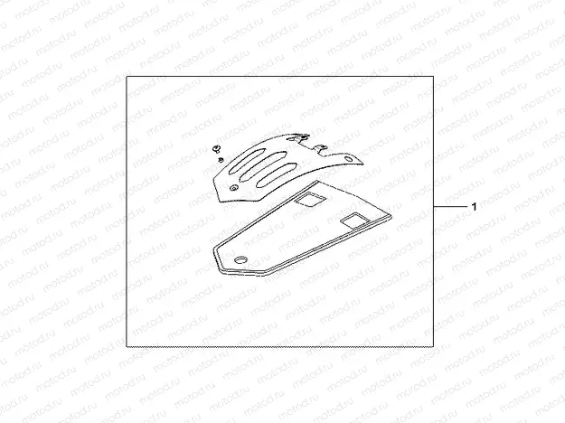 08F-82-01 CHROME REAR FENDER PANEL