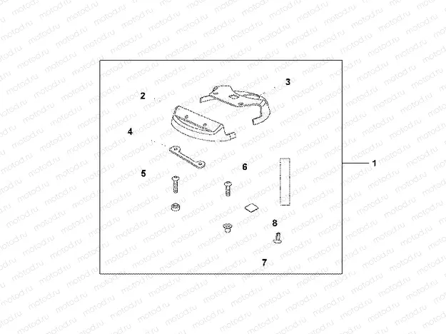 08F-83-01 HNDL CENTER COVER