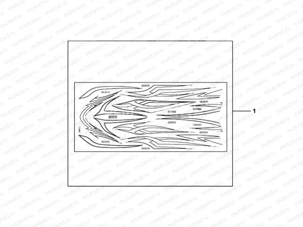 08F-84-01 KIT STRIPES (FULL SET)
