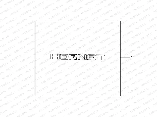 08F-84-02 3D LOGO KIT HORNET