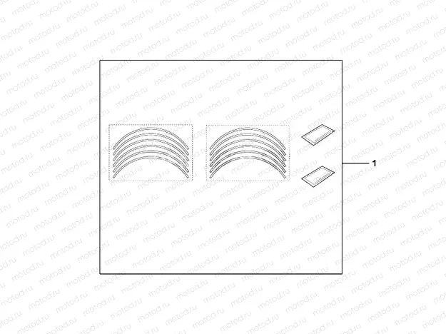 08F-84-03 WHEEL STICKER SET
