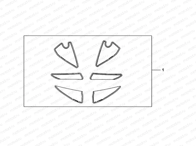 08F-84-05 KIT, RACING STICKER