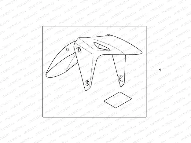 08F-85-01 KIT, FR FENDER