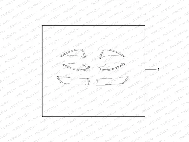 08F-85-02 SPORTS BODY STICKER SET