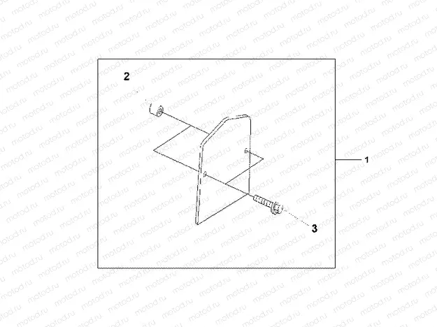 08F-85-03 BACKREST TRIM