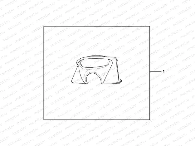 08F-86-02 KIT METER PANEL COVER