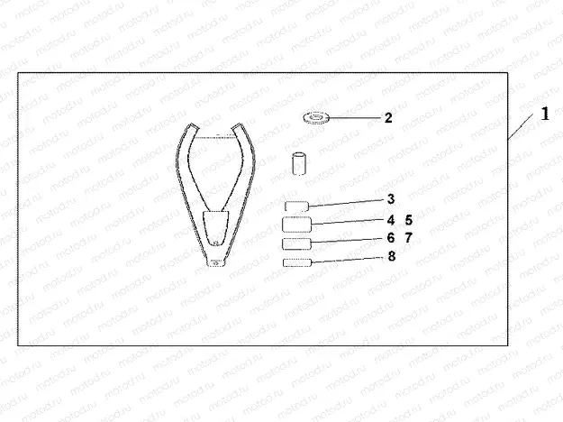 08F-86-02 LEATHER TANK BELT