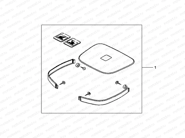 08F-86-11 TOP BOX COLOR PANEL SET