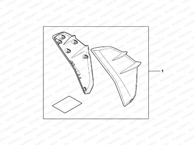 08F-93-01 KIT, RADIATOR SHRO