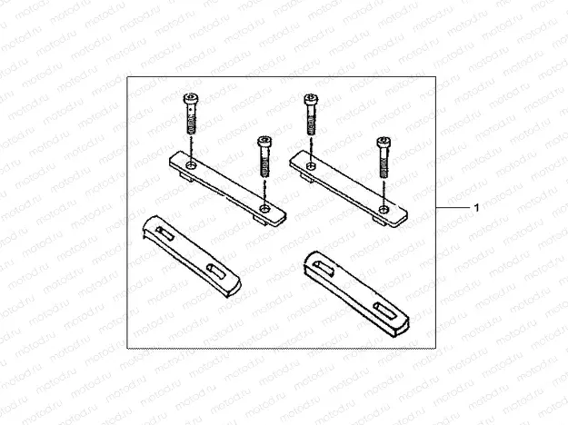 08L-13-01 RR TRUNK STAY SET