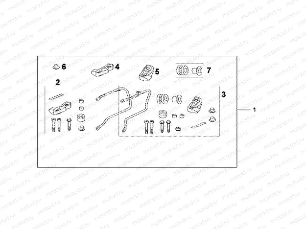 08L-41-02 PANNIER STAY SET
