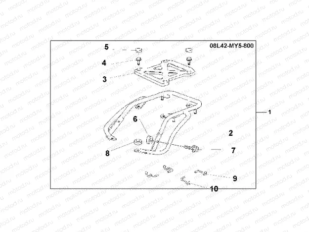 08L-42-01 REAR CARRIER