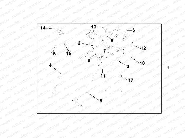 08L-51-03 PANNIER STAY SET