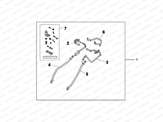 08L-51-04 PANNIER STAY SET