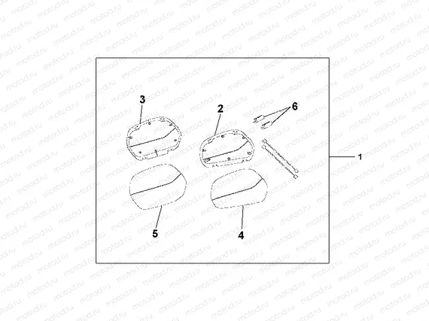 08L-52-01 LARGE PANNIER LIDS SET