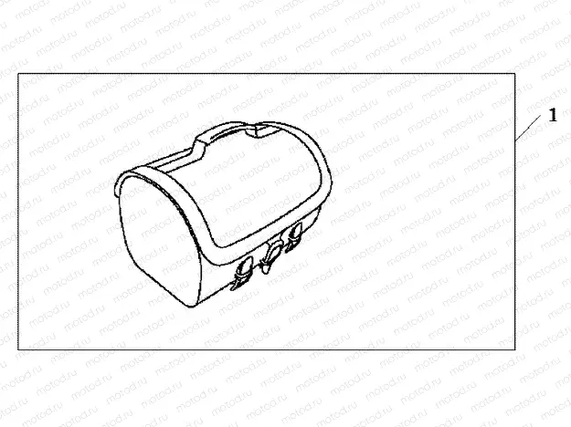 08L-52-01 LEATHER RR.BAG