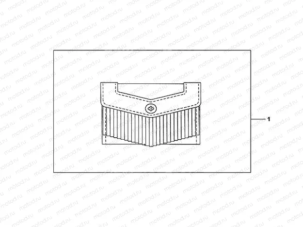 08L-52-03 LEATHER POUCH (FRINGED)
