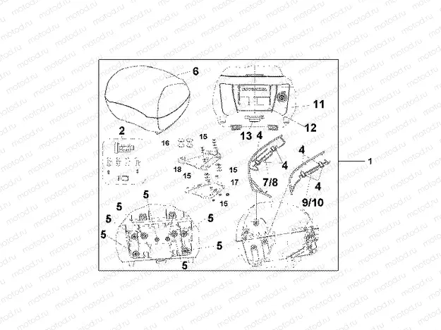 08L-55-04 31L TOP BOX PROMINENCE RED