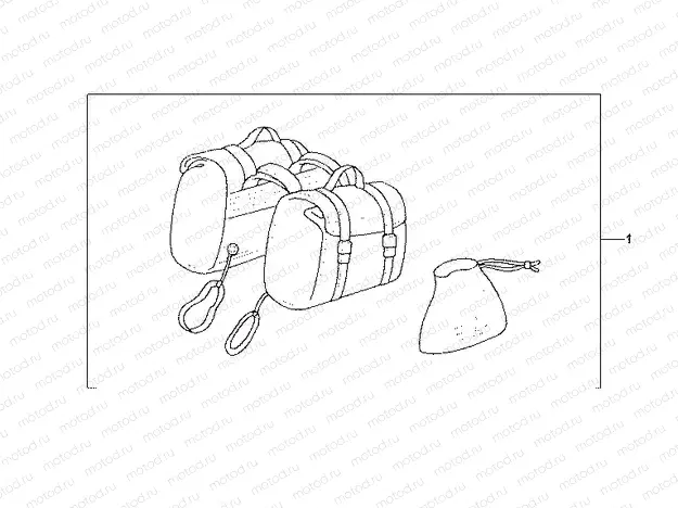 08L-56-01 NYLON SADDLE POCKET