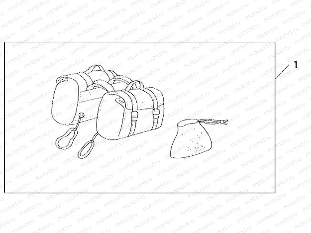 08L-56-01 NYLON SADDLE POCKET