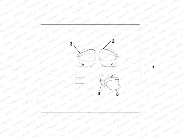 08L-56-01 SOFT PANNIERS L / R