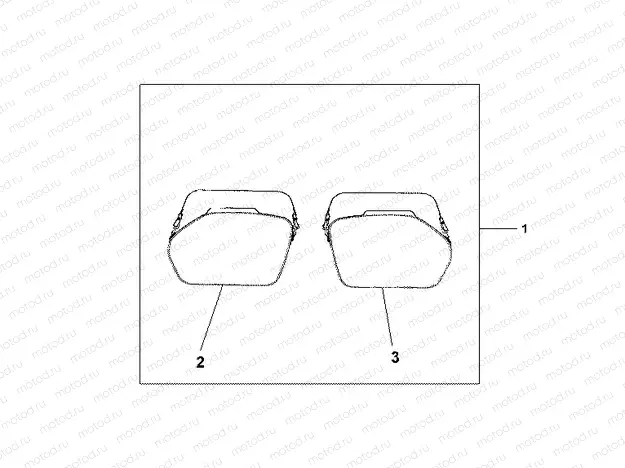 08L-56-02 33 / 35L PANNIER INNER BAG SET
