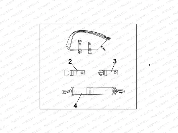 08L-56-02 REAR SEAT BAG