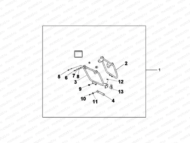 08L-56-04 SADDLEBAG MOUNT B