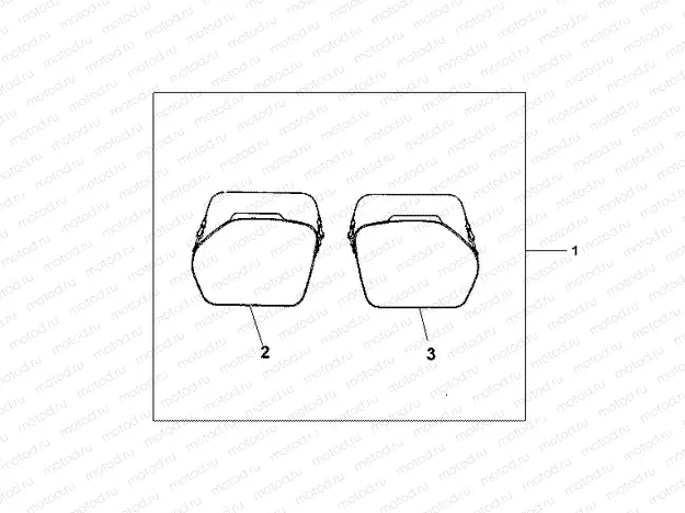 08L-56-05 PANNIER INNER BAG SET