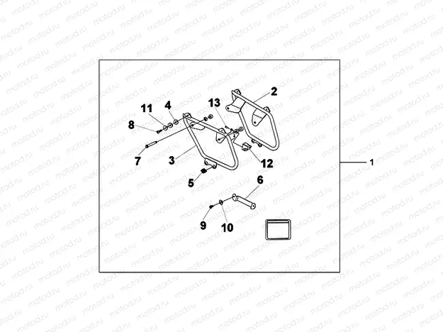 08L-56-05 SADDLEBAG MOUNT B