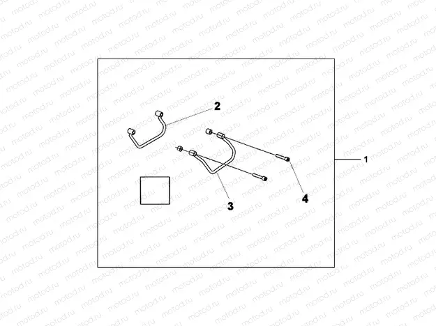 08L-56-06 THROW OVER BAG STAY
